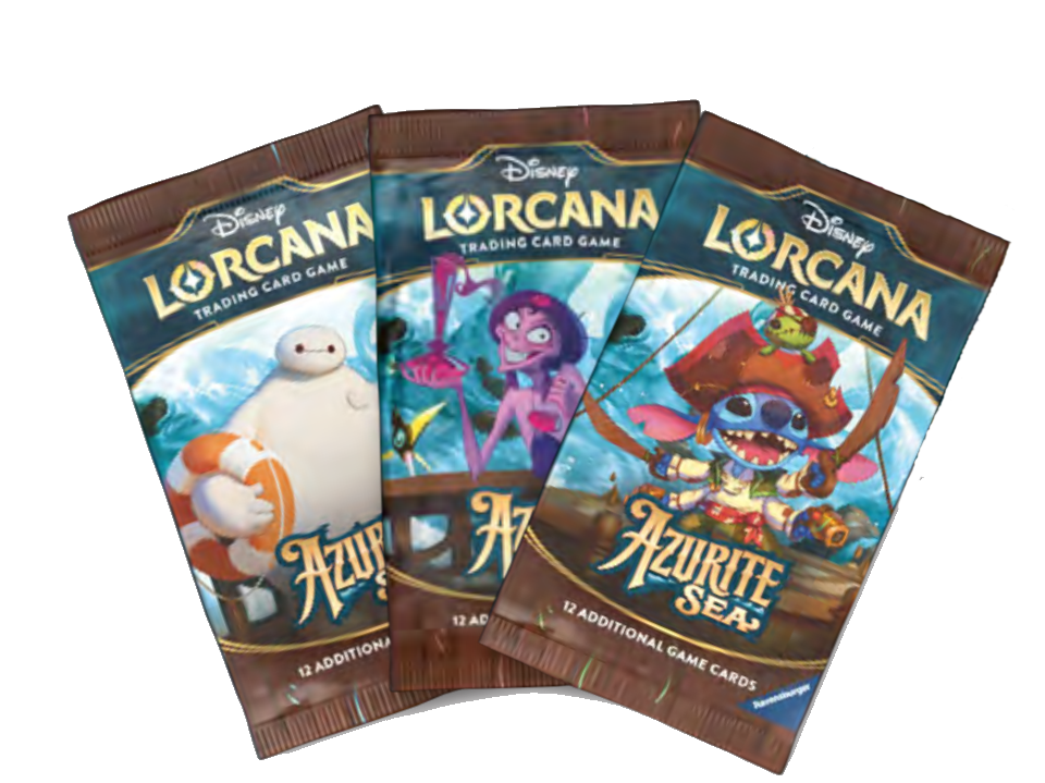 Disney Lorcana TCG: Azurite Sea Booster Packs