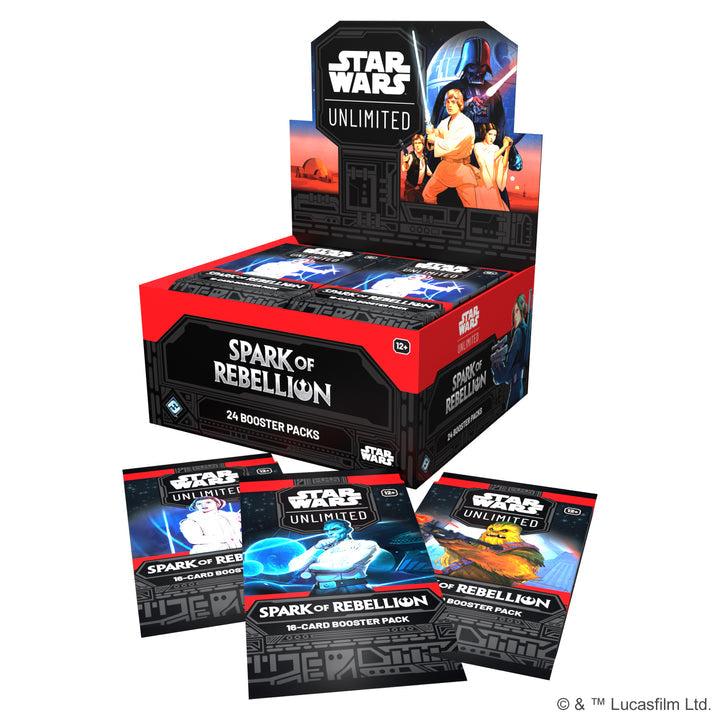 Star Wars: Unlimited - Spark of Rebellion Booster Display (SEALED)