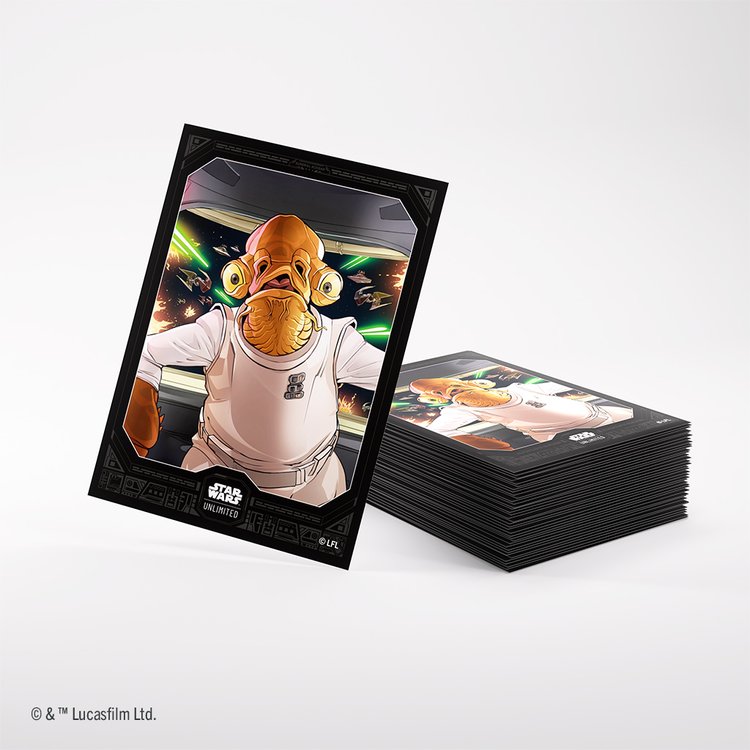 STAR WARS: UNLIMITED ART SLEEVES - ADMIRAL ACKBAR