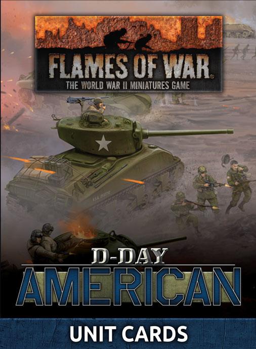 FW262U "D-Day American" Unit Cards Battlefront- Blitz and Peaces