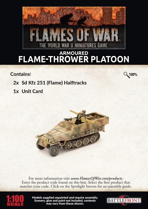 GBX156 Sd Kfz 251 Flamethrower Platoon Battlefront- Blitz and Peaces