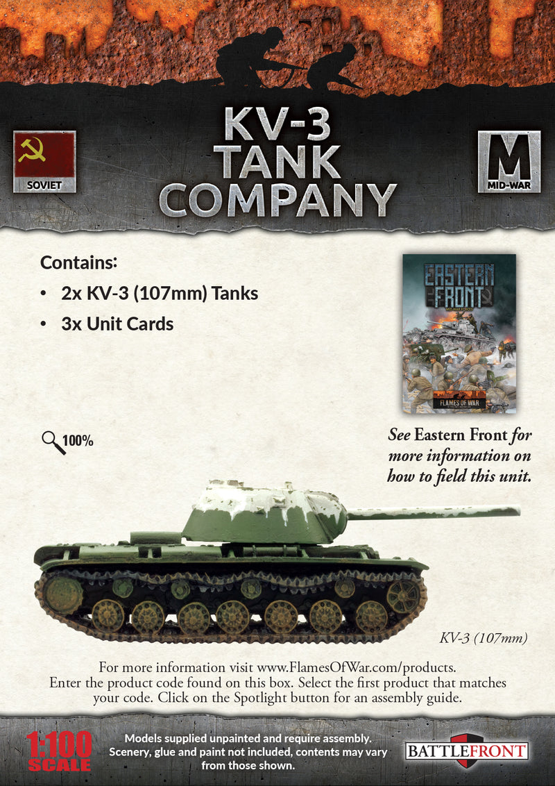 KV-3 Tank Company (x2)