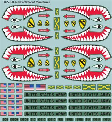 TUS950 American Decal set Battlefront- Blitz and Peaces