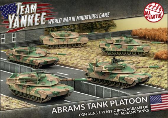 TUBX08 Abrams Tank Platoon (Plastic) Battlefront- Blitz and Peaces