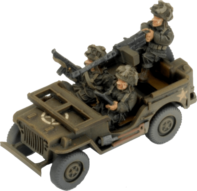 UBX65 Airborne Jeep Recon Patrol (Plastic) Battlefront- Blitz and Peaces