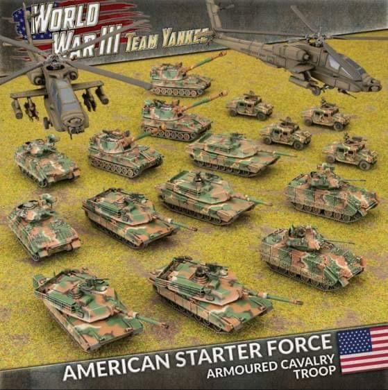 TUSAB04 WWIII: American Starter Force: Armoured Cavalry Troop Battlefront- Blitz and Peaces