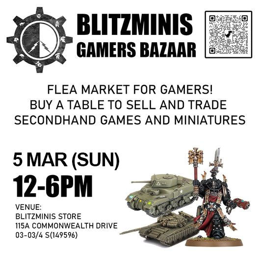 Blitzminis Gamers Bazaar MAR 2023