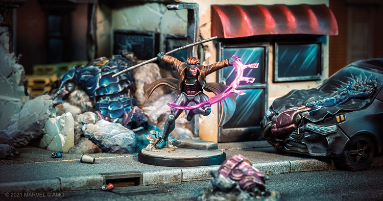 BlitzMinis Review Marvel Crisis Protocol Gambit - Xmen