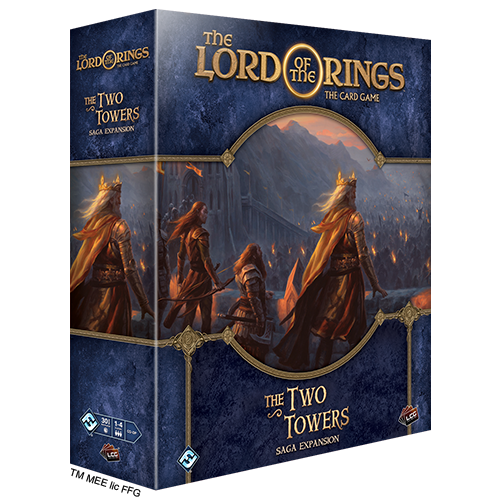 THE LORD OF THE RINGS THE CARD GAME: THE TWO TOWERS SAGA EXPANSION EN