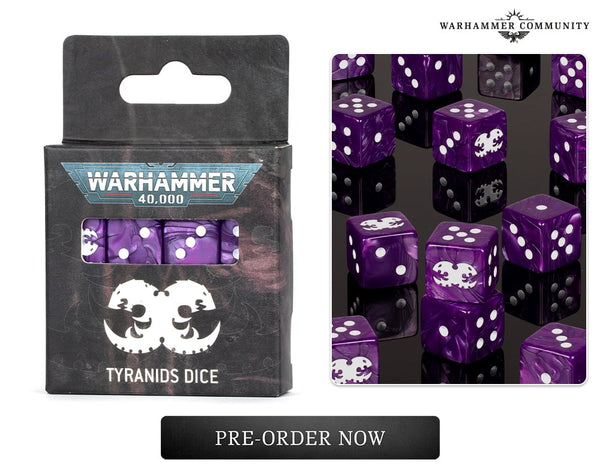 WARHAMMER 40000: TYRANIDS DICE