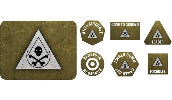 GSO921 Panzerdivision "Muncheberg" Tokens (x20) &amp; Objectives (x2)