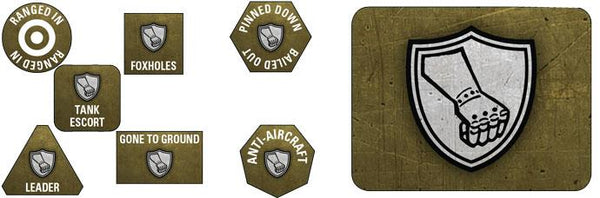GSO914 78. Sturmdivision Tokens (x30) &amp; Objectives (x2)