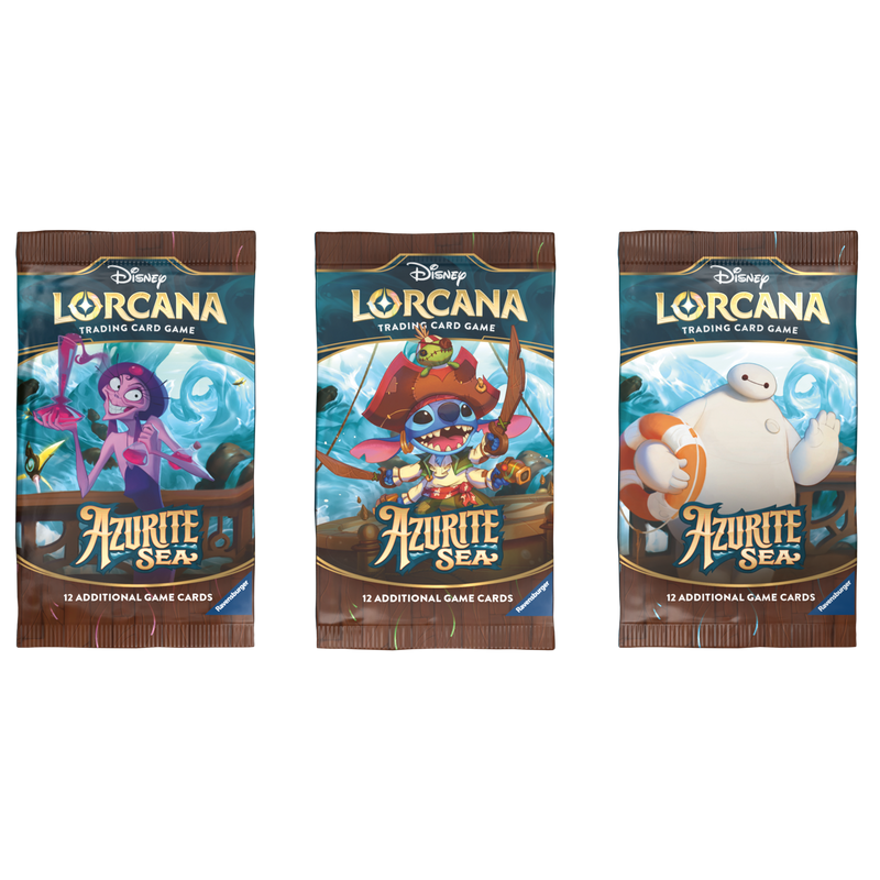 Disney Lorcana TCG: Azurite Sea Booster Packs