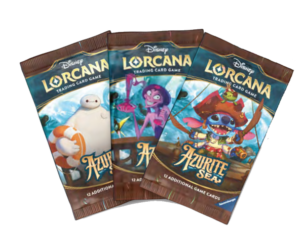 Disney Lorcana TCG: Azurite Sea Booster Packs