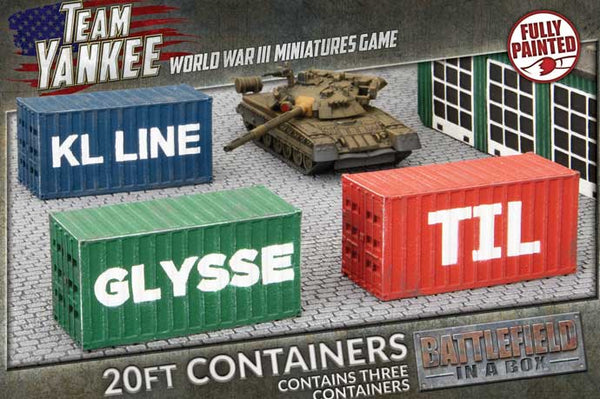 BB252: Modern: 20ft Shipping Containers (x3)