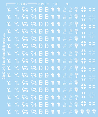 GE942 DAK Decals (x4)