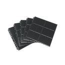 24-Pocket Sideloading Pages 10 Pcs Pack Black