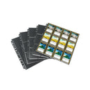 24-Pocket Sideloading Pages 10 Pcs Pack Black