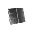 24-Pocket Sideloading Pages 10 Pcs Pack Black