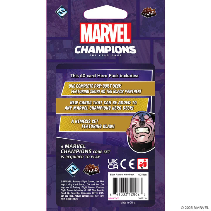 Marvel Champions LCG Black Panther Hero Pack