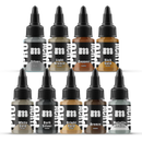 Pro Acryl Metallic Set - 9 Colors
