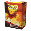 Dragon Shield 100 - Standard Deck Protector Sleeves - Dual Matter- Ember (Alaric, Revolution Kindler)