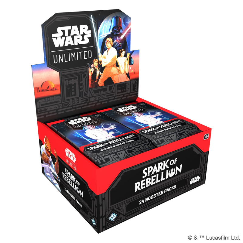 Star Wars: Unlimited - Spark of Rebellion Booster Display (SEALED)