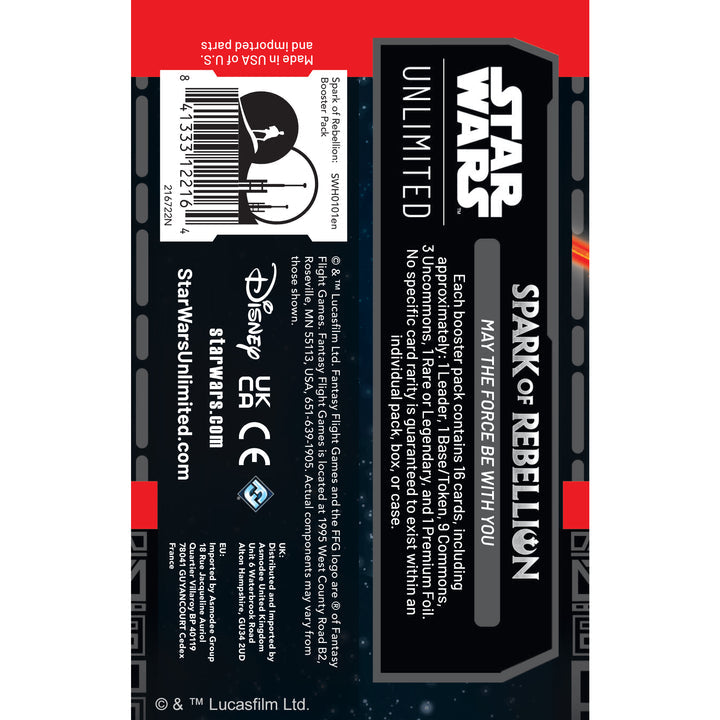 Star Wars: Unlimited - Spark of Rebellion Booster Display (SEALED)