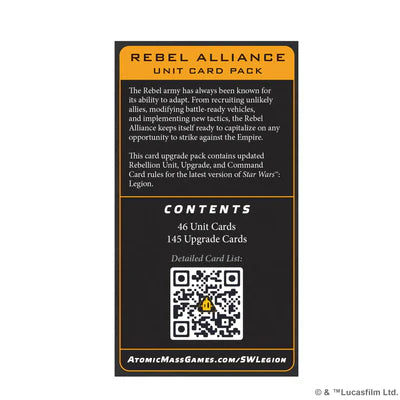 SWQ05EN  Star Wars: Legion - Rebellion Card Pack