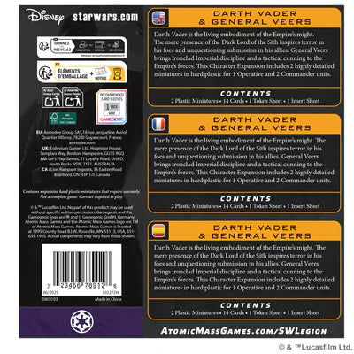 Star Wars Legion Darth Vader & General Veers Character Expansion (EN)