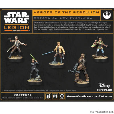 Star Wars Legion Heroes of the Rebellion Character Pack (EN)