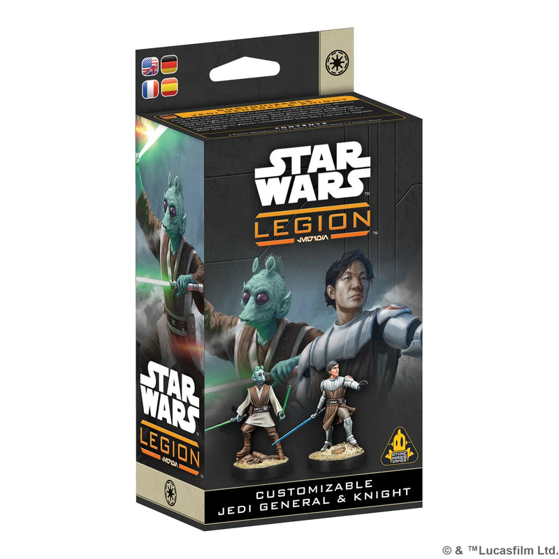 SWQ20  Star Wars: Legion - Customizable Jedi General and Knight
