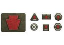 USO909 28th Infantry Division Tokens (x20) & Objectives (x2) - Direct Only