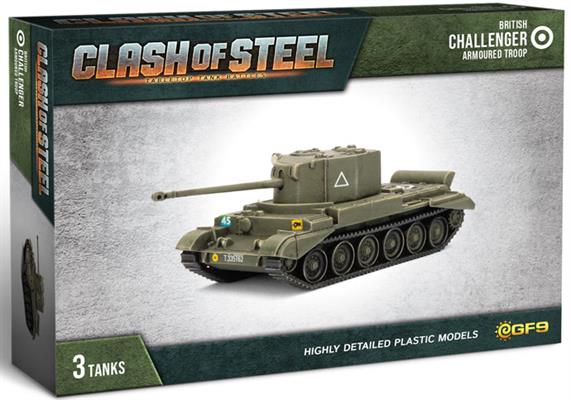 Challenger Armoured Troop (x3 Plastic)