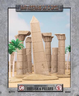 BB907 Forgotten City: Obelisk &amp; Pillars (x5)