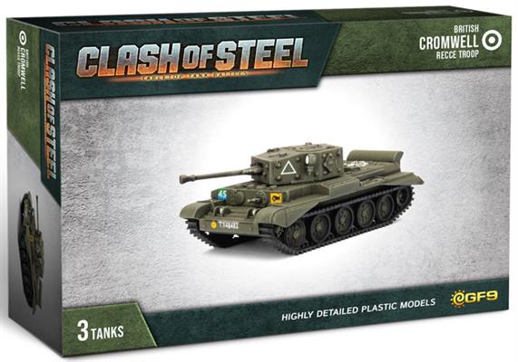 Cromwell Recce Troop (x3 Plastic)