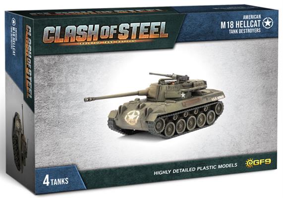 M18 Hellcat Tank Destroyers (x4 Plastic)