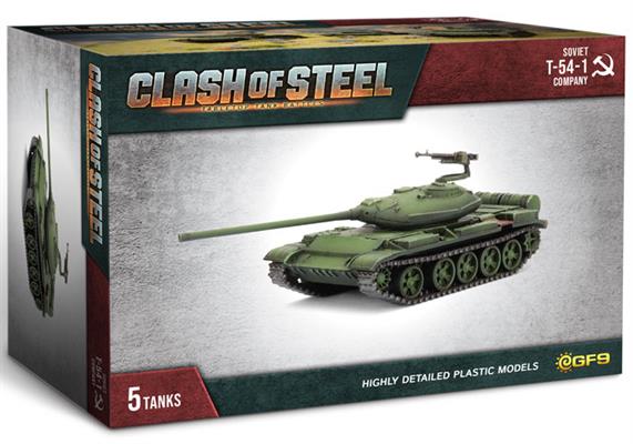 T-44 / T-54-1 Tank Company (x5 Plastic)