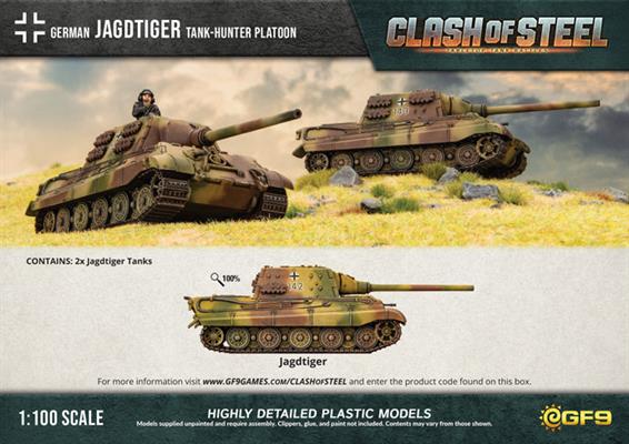 Jagdtiger Tank-hunter Platoon (x2 Plastic)