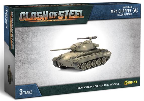 M24 Chaffee Recon Platoon (x3 Plastic)