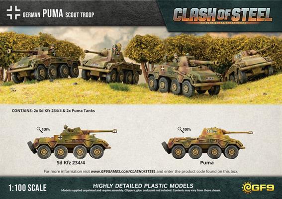 Puma Scout Troop (x4 Plastic)