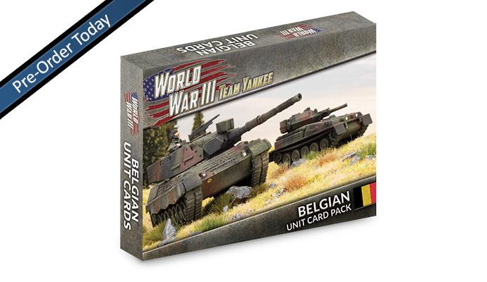 Belgian Unit Card Pack (33 x Cards)