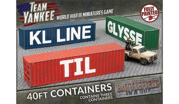 BB251: Modern: 40ft Shipping Containers (x3)
