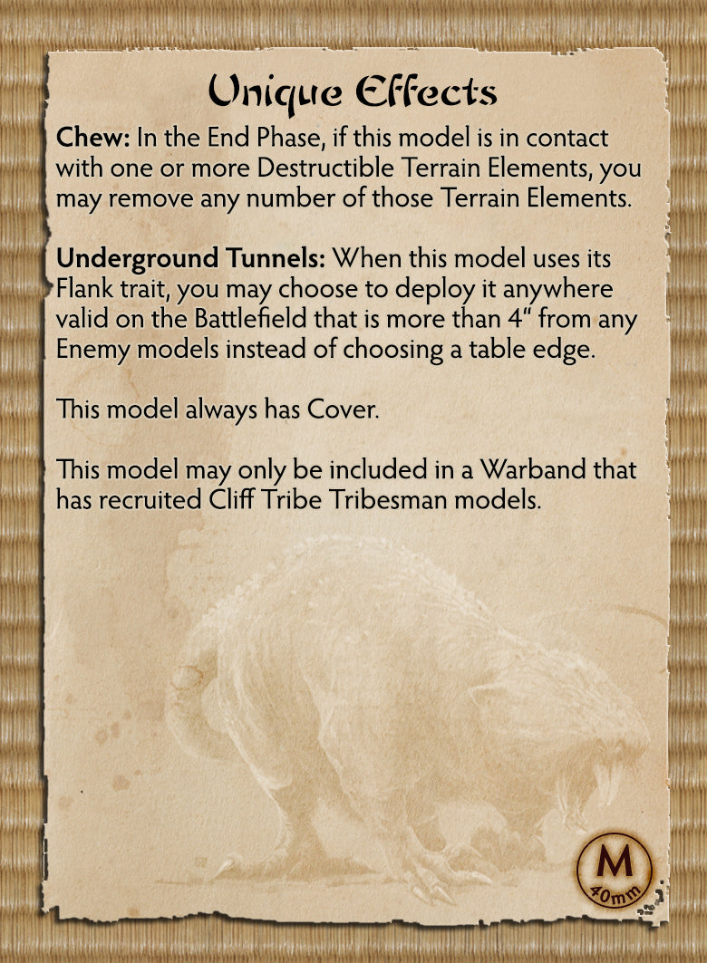 Undermole (GCTBTD032)