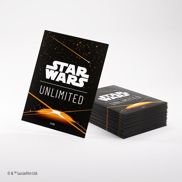 STAR WARS: UNLIMITED ART SLEEVES - CARD BACK ORANGE