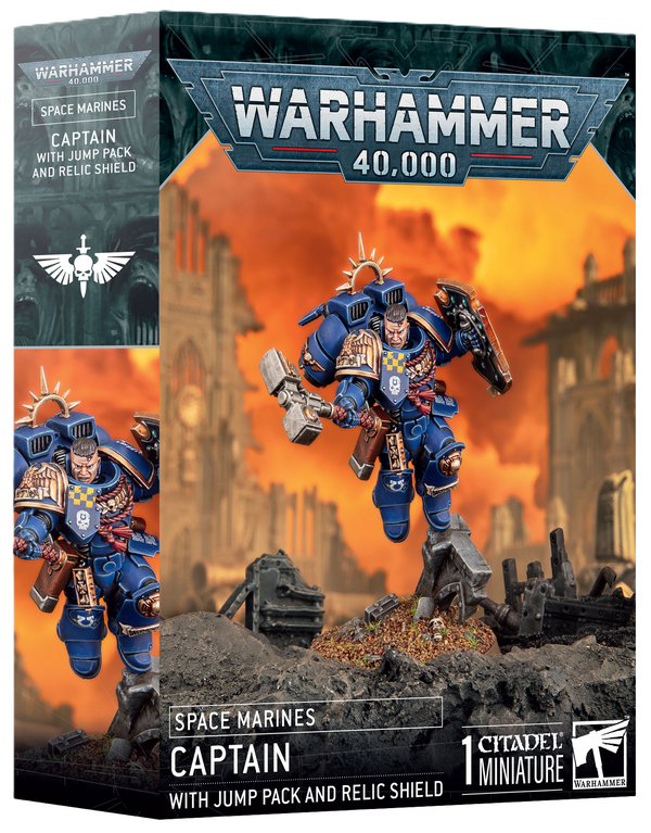 S/M: CAPTAIN W/JUMP PACK & RELIC SHIELD