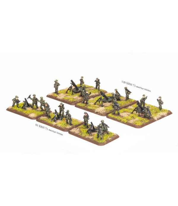 81mm and 120mm Mortar Platoons (x21 figures)