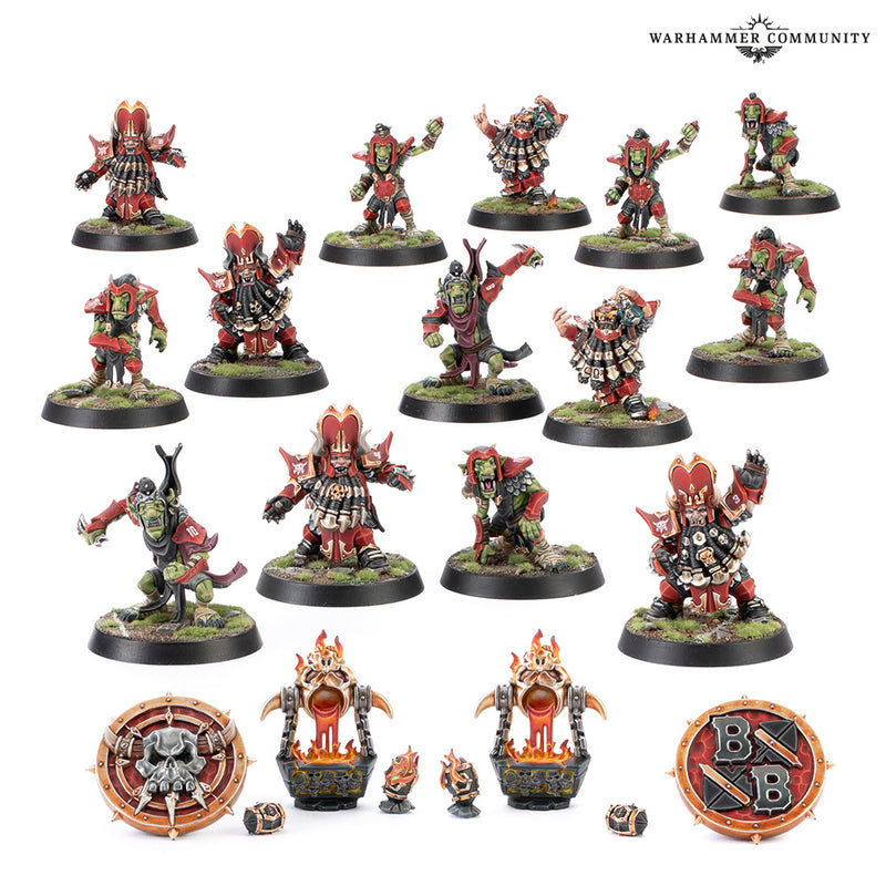 BLOOD BOWL: CHAOS DWARF TEAM