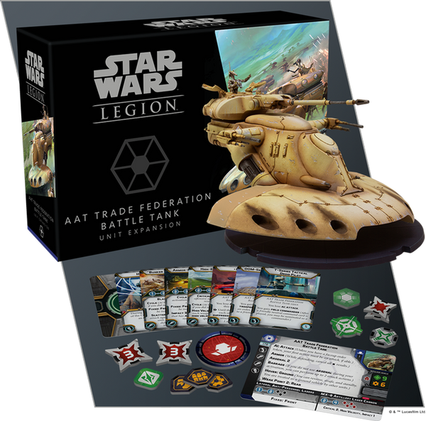 STAR WARS LEGION AAT TRADE FEDERATION BATTLE TANK UNIT EXPANSION EN