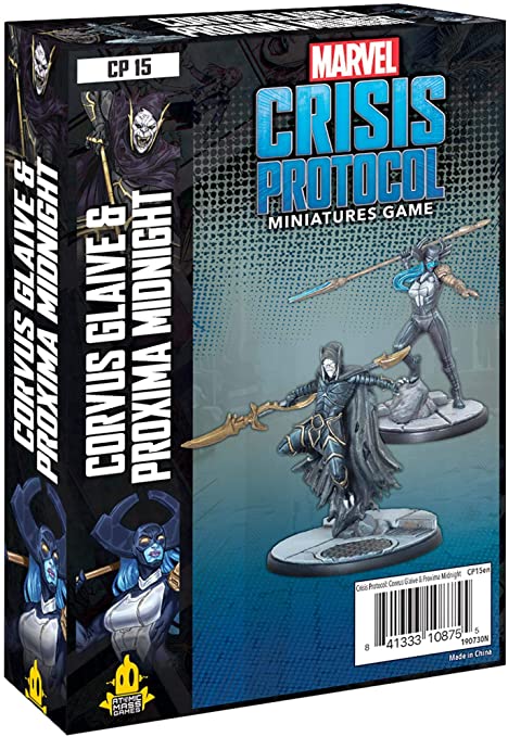 MARVEL CRISIS PROTOCOL CORVUS GLAIVE AND PROXIMA MIDNIGHT EN